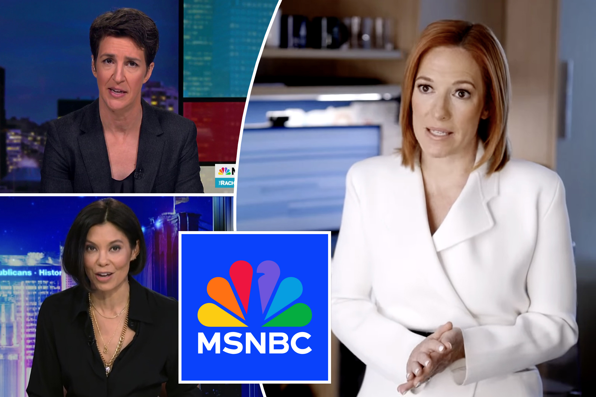Jen Psaki of MSNBC sees 47% decrease in valuations last month compared to Alex Wagner, Rachel Maddow: Nielsen