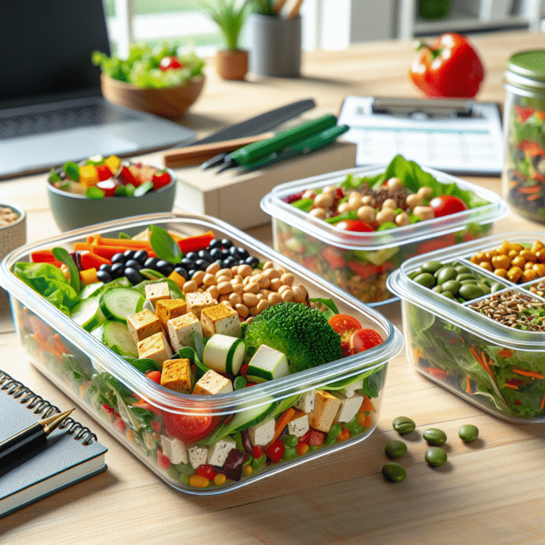 vegan salad meal prep recipes for work