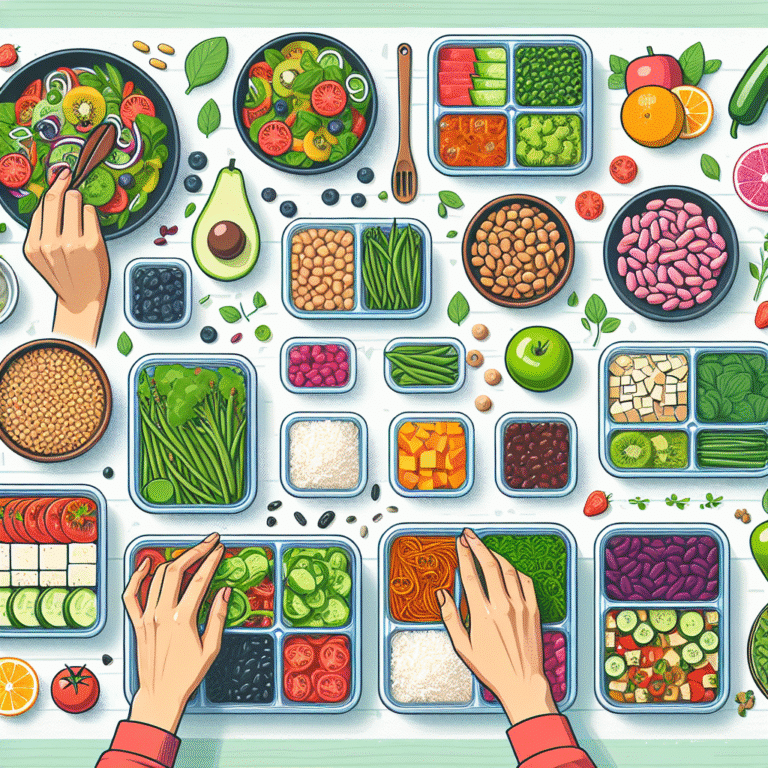 Quick Vegan Meal Prep Weekly Plan