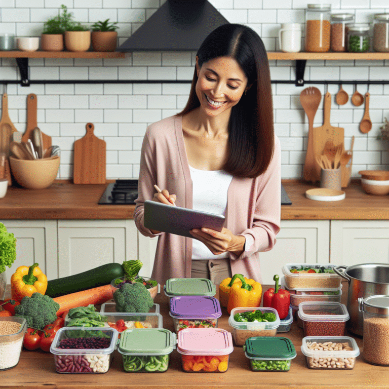 Weekly Vegan Meal Prep Plan for Busy Moms