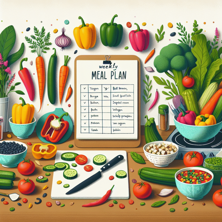 Vegan Dinner Meal Prep Weekly Plan Ideas