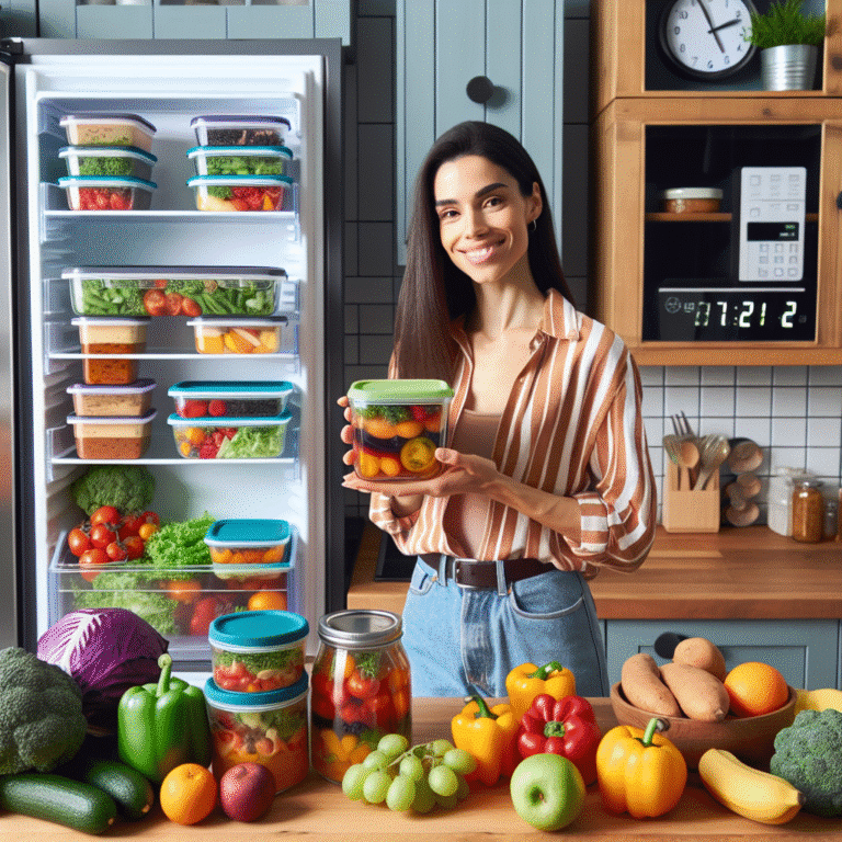 how to store vegan meal prep for a week