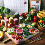 Vegan Smoothie Meal Prep Weekly Plan