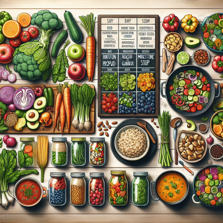 Plant-Based Weekly Meal Prep Plan